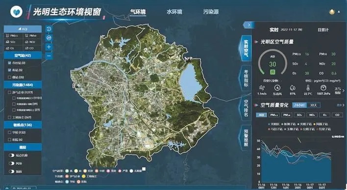 深圳光明：环保哨兵上岗 智慧监管护航